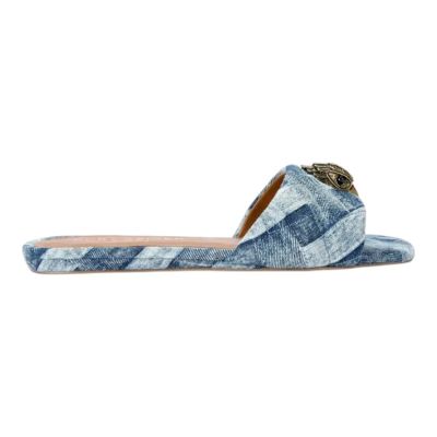 Kurt Geiger - Kensington Flat Sandal - Blauw