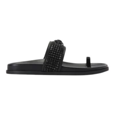 Kurt Geiger - Mesh Toe Thong Sandal - Zwart