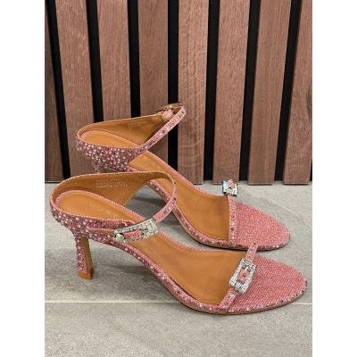 Kurt Geiger - Strass Double Buckle Sdl - Roze