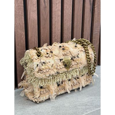 Kurt Geiger - Tweed Mini Kensington - Beige