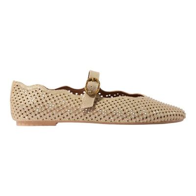 Kurt Geiger - Wavy Mayfair Ballet Flat - Goud