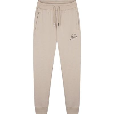 Malelions - Men Striped Signature Sweatpants - Beige