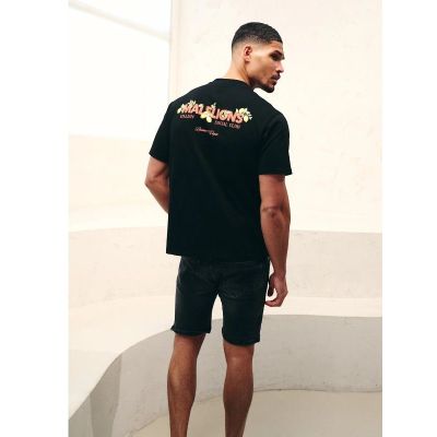 Malelions - Men Limone Di Caprio T-shirt - Zwart