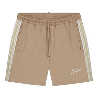 Malelions - Men Studio Swim Shorts - Beige