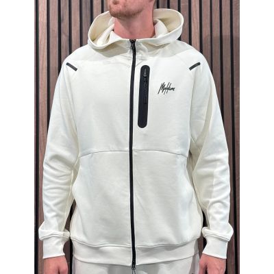 Malelions - Sport Counter Zip Hoodie - Wit
