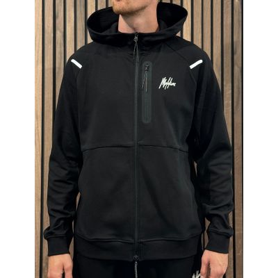 Malelions - Sport Counter Zip Hoodie - Zwart
