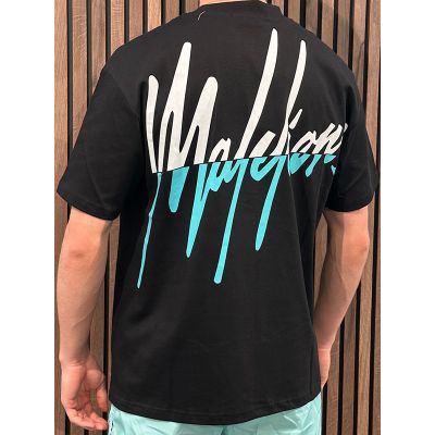 Malelions - Men Split T-shirt - Zwart