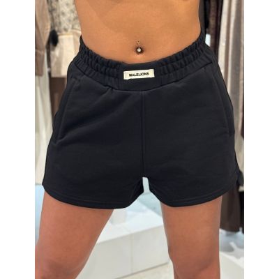 Malelions - Woman Patch Logo Shorts - Zwart