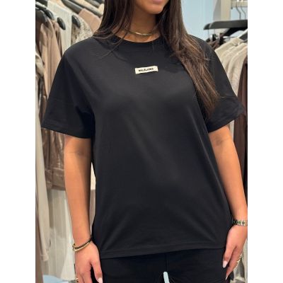 Malelions - Woman Patch Logo T-shirt - Zwart