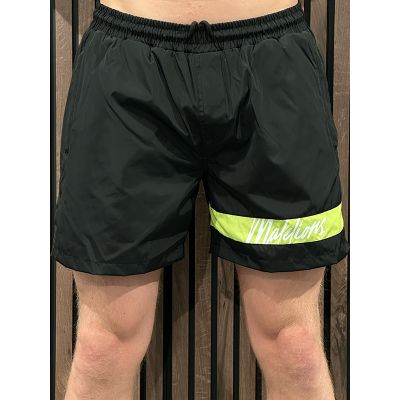 Malelions - Men Caption Swim Shorts - Zwart