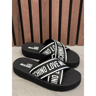 Moschino - Slippers - Zwart