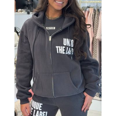 Unique The Label - Joleen Vest - Grijs