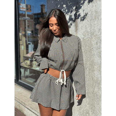 Unique The Label - Leyla Skirt - Bruin