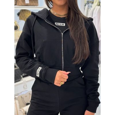 Unique The Label - Molly Vest Tracksuit Vest - Zwart