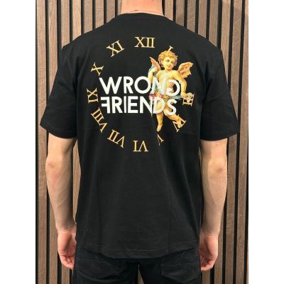 Wrong Friends - Rome T-shirt - Zwart