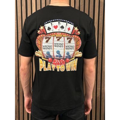 Wrong Friends - Sloan T-shirt - Zwart