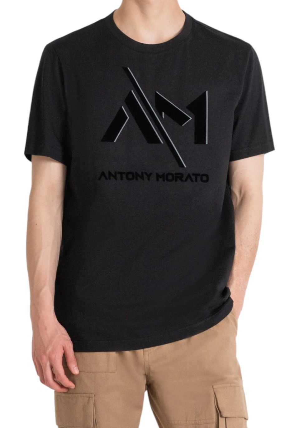 Antony Morato T shirt Zwart MMKS02453 FA100240