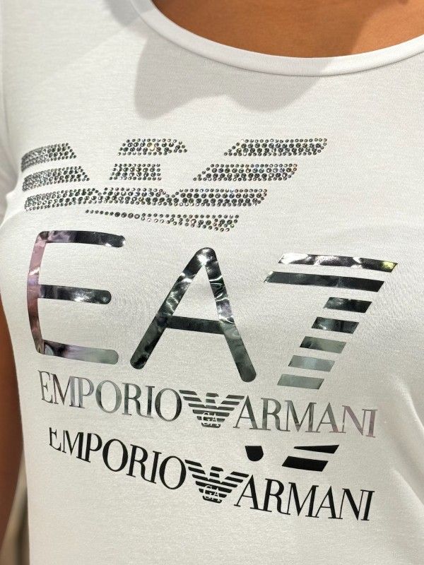 Armani EA7 - T-shirt - Wit