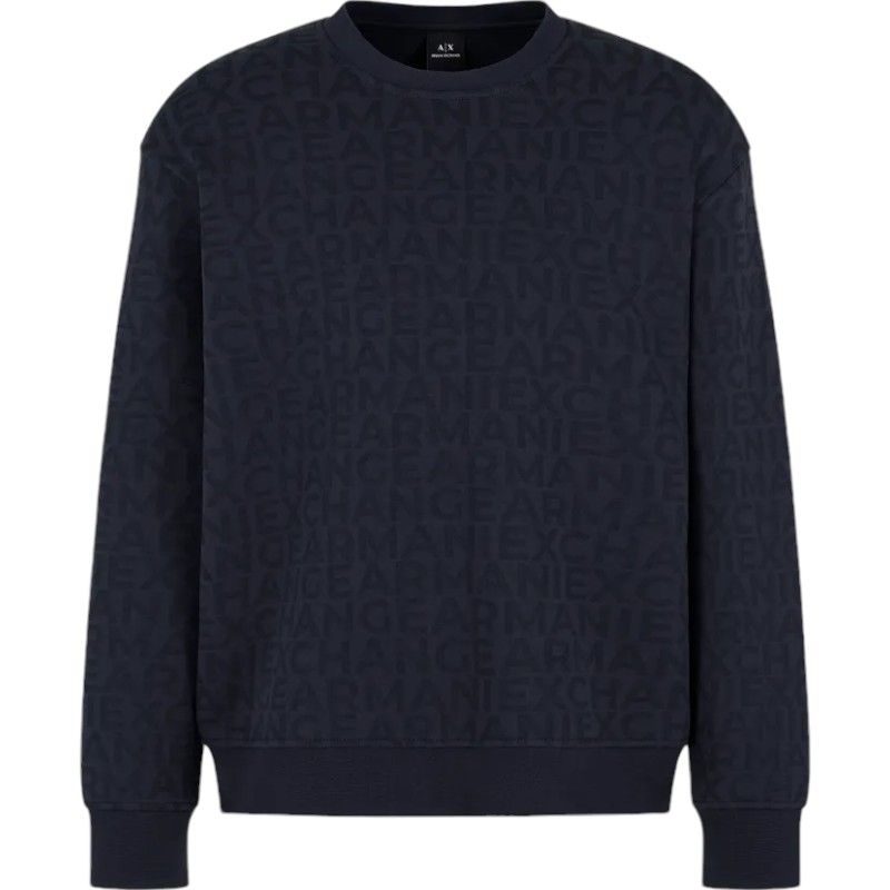 Armani Exchange - Man Jersey Sweatshirt - Blauw