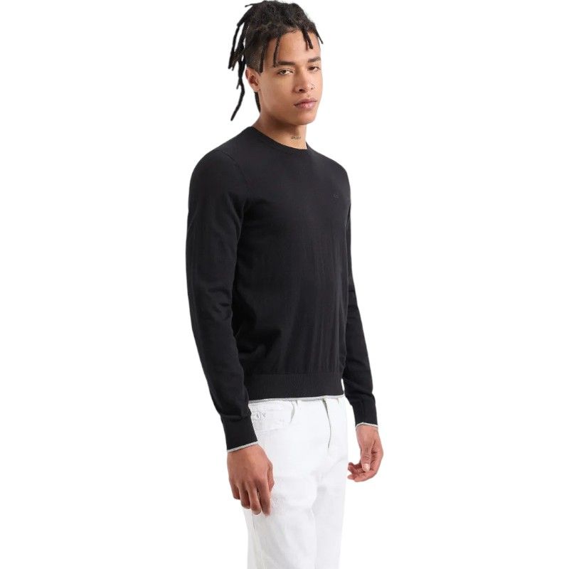 Armani Exchange - Man Knitted Pullover - Zwart