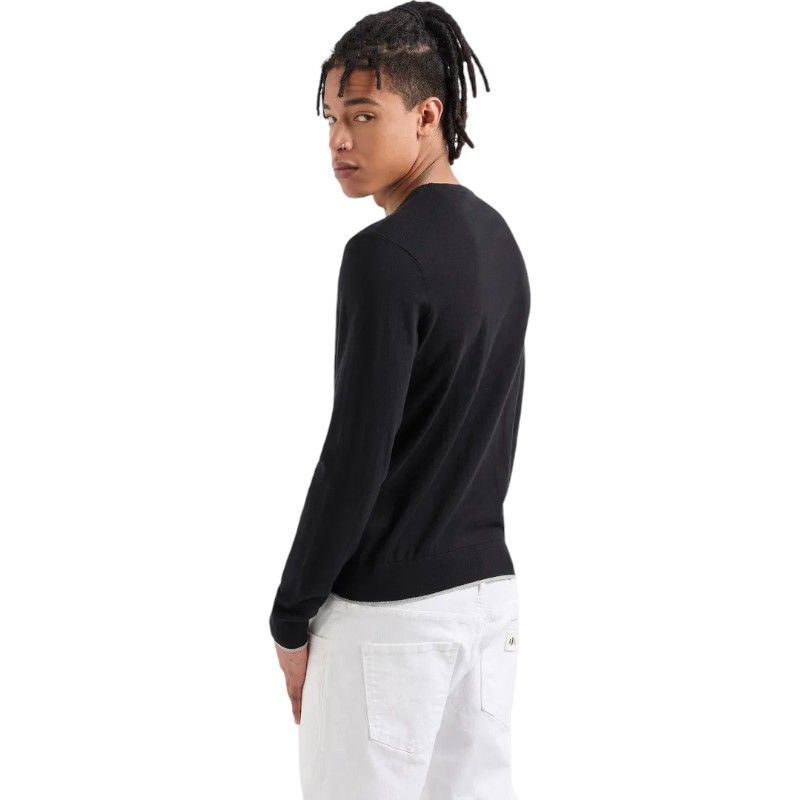 Armani Exchange - Man Knitted Pullover - Zwart