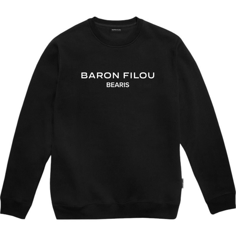 Baron Filou - Pullovern Oversized Backprint Filou LXXXIV - Zwart