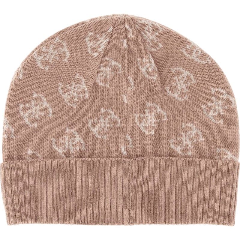 Guess Active - Allover Jacquard Beanie - Roze