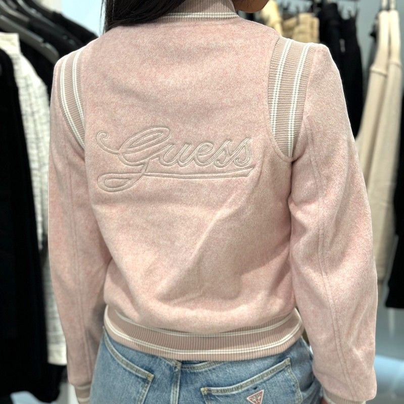 Guess - Gloria Logo Bomber - Roze