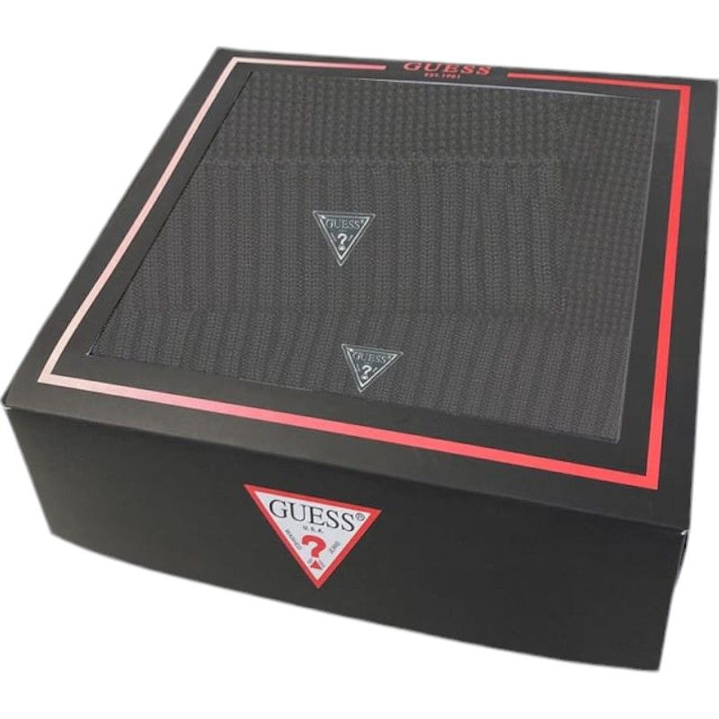 Guess - Scarf Beanie Gift Box - Zwart