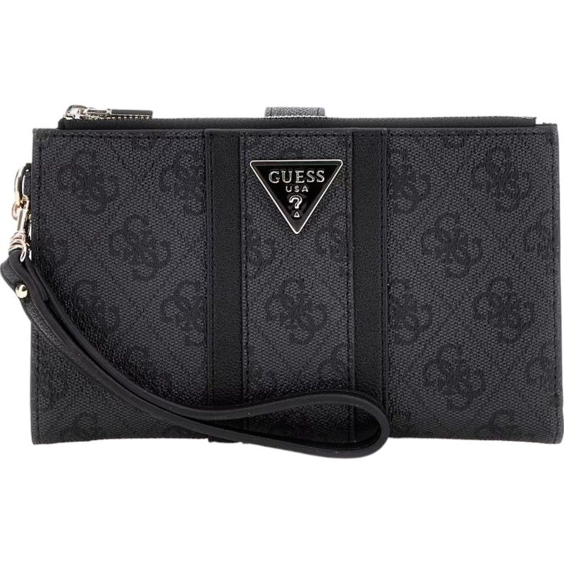 Guess - Noreen Slg Dbl Zip Organizer - Zwart