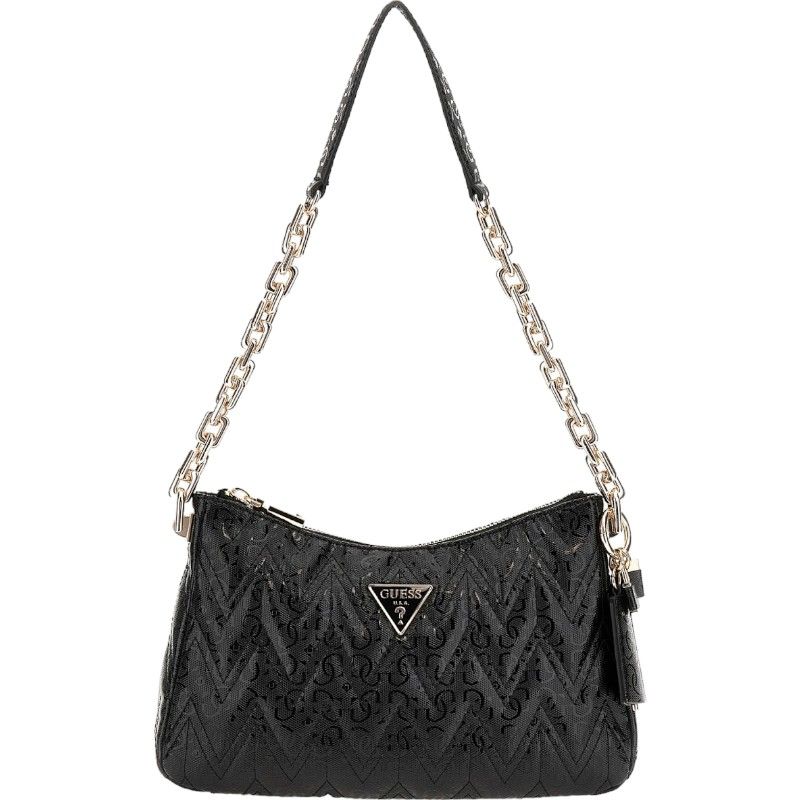 Guess - Adelard Top Zip Shoulder Bag - Zwart