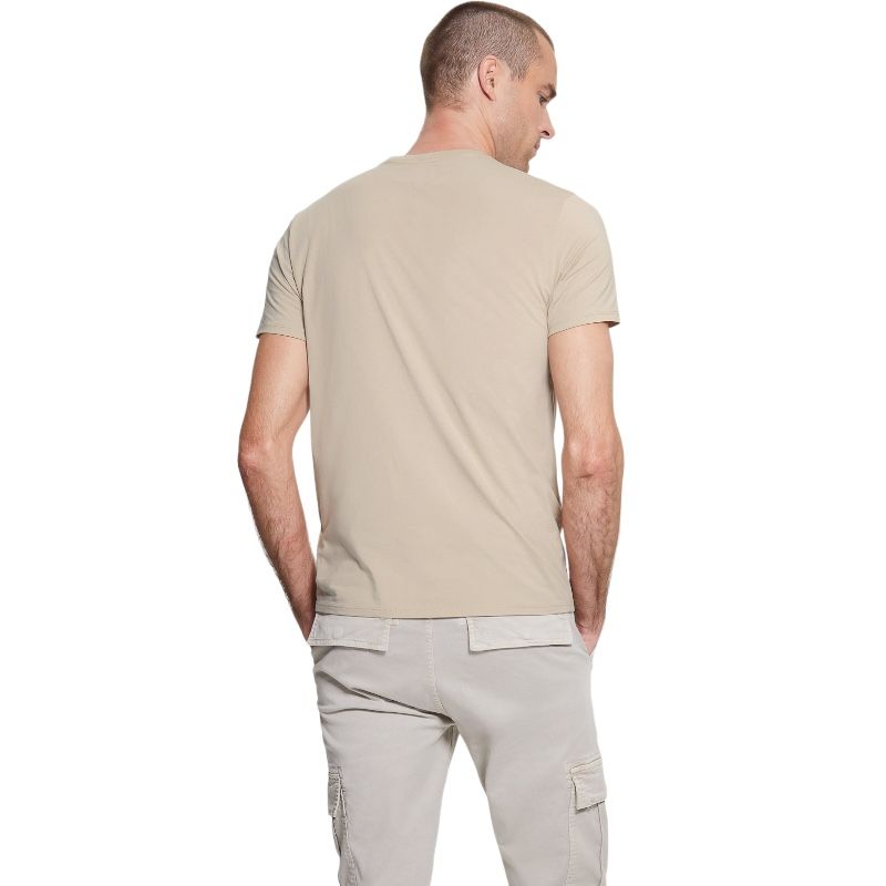 Guess - Ss Classic Pima T-shirt - Beige