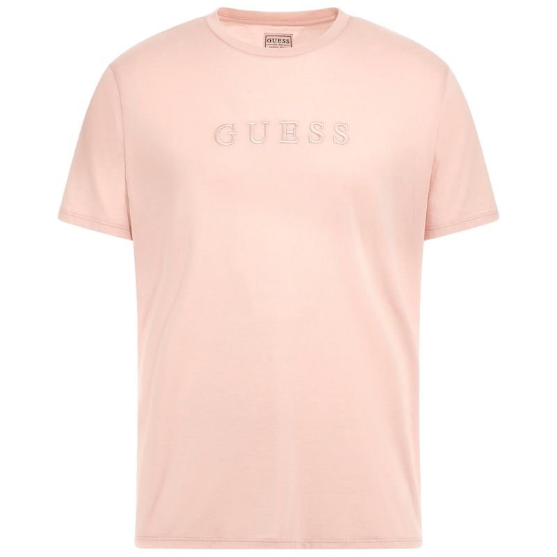 Guess - Ss Classic Pima T-shirt - Roze