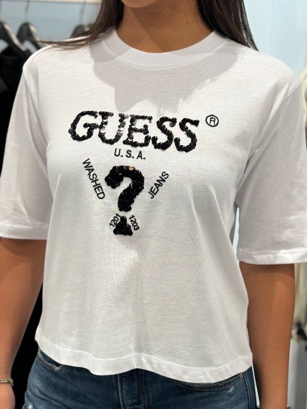 Guess Active - Aurlie Boxy Tee - Wit