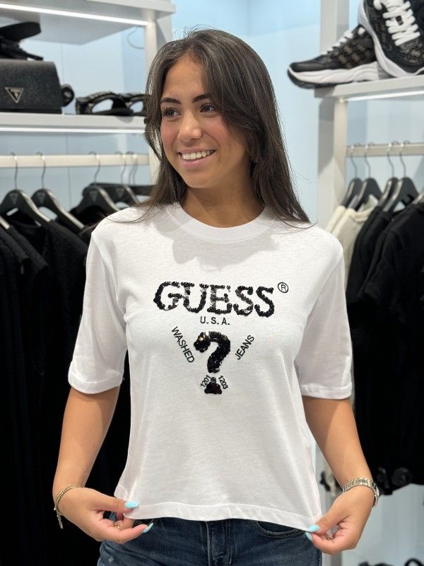 Guess Active - Aurlie Boxy Tee - Wit