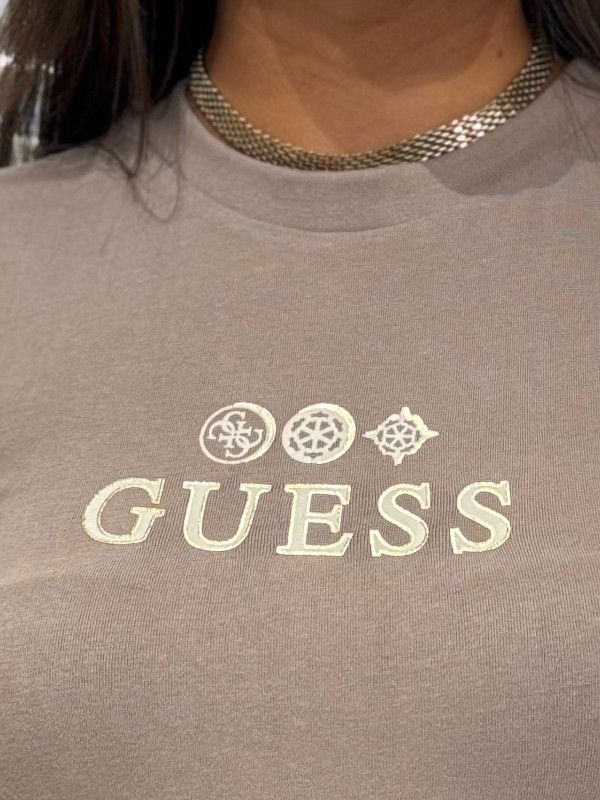 Guess Active - Midge Logo T-shirt - Beige