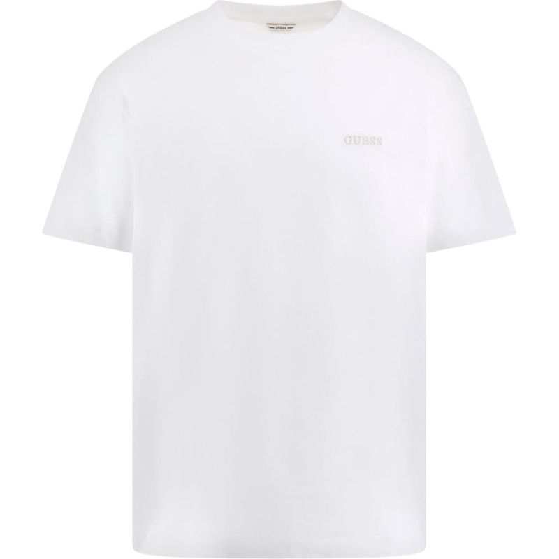 Guess - Ss Cn Small Guess Tee - Wit