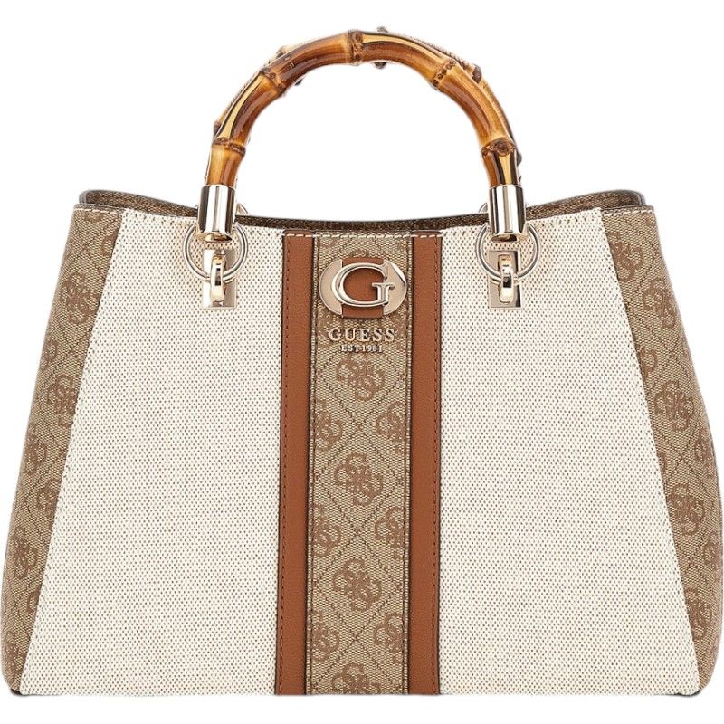 Guess - Kerima Bamboo Girlfriend Satchel - Beige