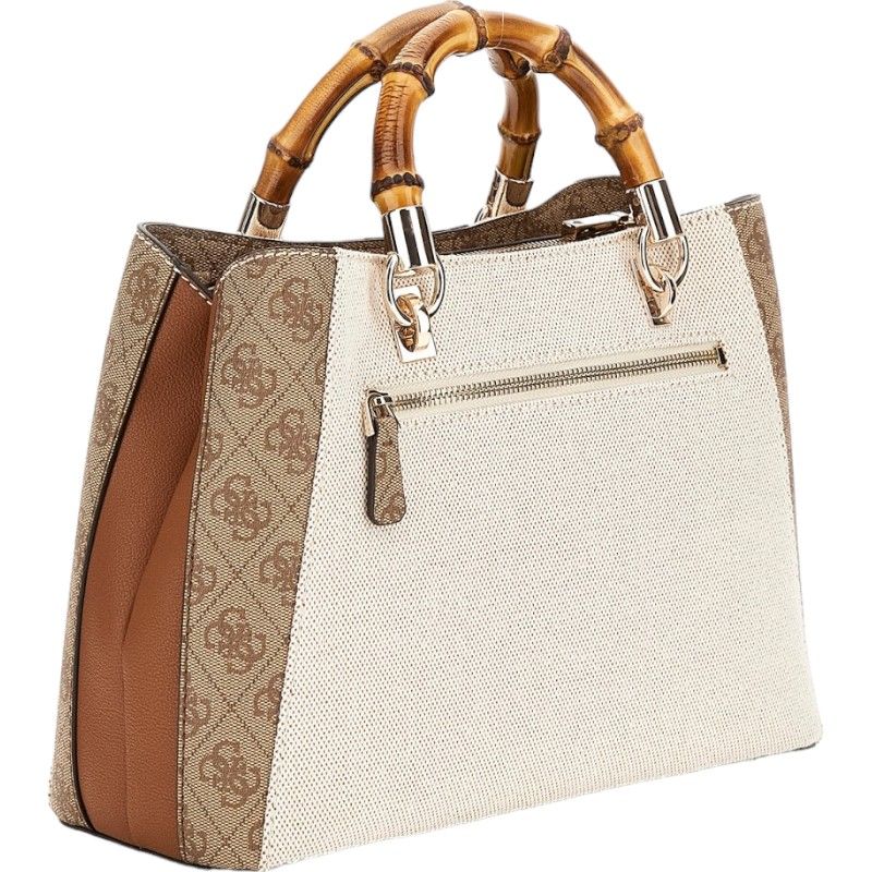 Guess - Kerima Bamboo Girlfriend Satchel - Beige