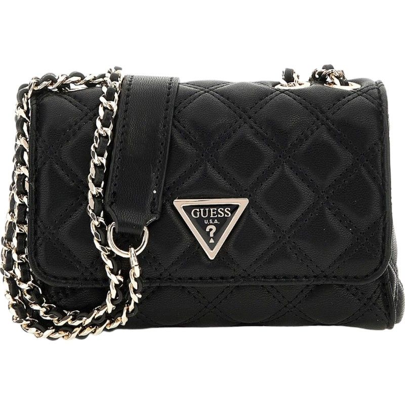 Guess - Giully Mini 2 Comp Cnvrtbl Flp - Zwart