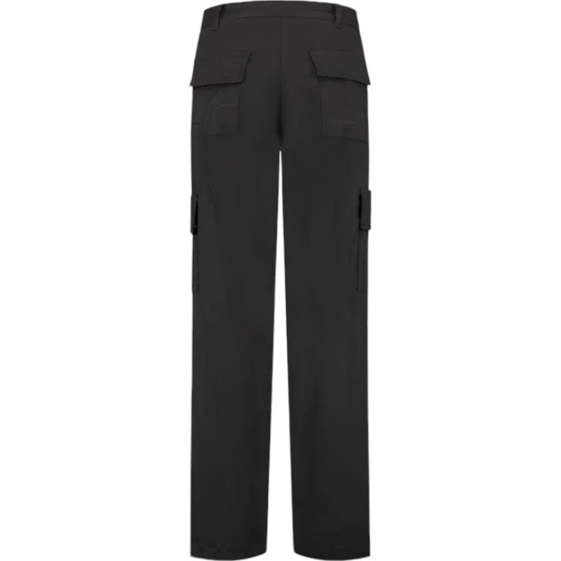 Malelions - Women Straight Leg Cargo Pants - Zwart