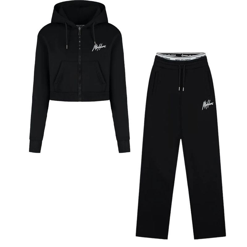 Malelions - Joggingpak - Zwart (2 LOSSE ITEMS!)