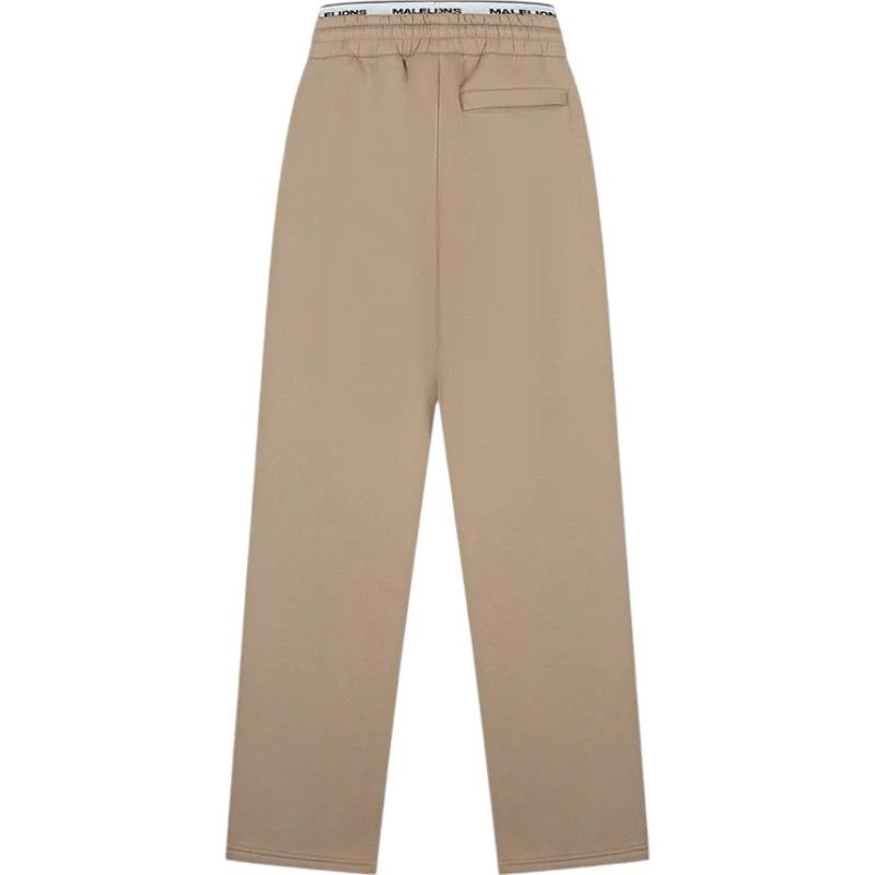 Malelions - Woman Straight Leg Sweatpants - Beige