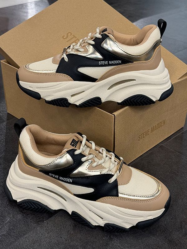 Steve Madden - Progressive Sneakers - Beige