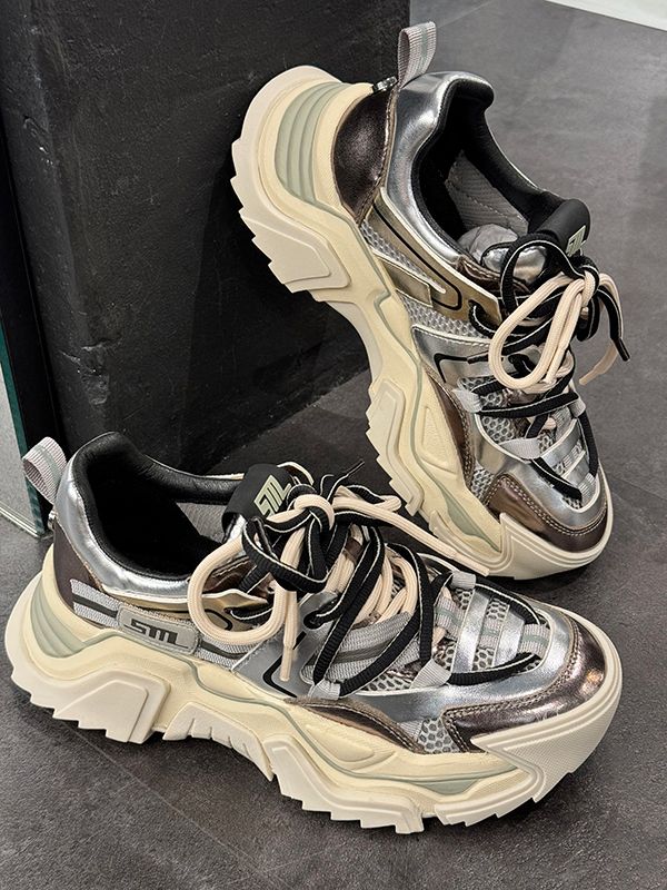 Steve Madden - Kingdom-E Sneakers - Zilver met diverse