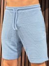 Boss - Rib Shorts - Blauw