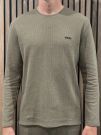 Boss - Waffle LS-Shirt - Bruin