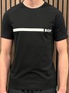 Boss - T-shirt RN Slim Fit - Zwart