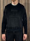 Boss - Velour Sweatshirt - Zwart