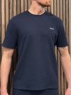 Boss - Waffle T-Shirt - Blauw
